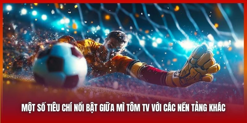 Một số tiêu chí nổi bật giữa Mì Tôm TV với các nền tảng khác